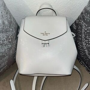 Kate Spade Elegant White Backpack